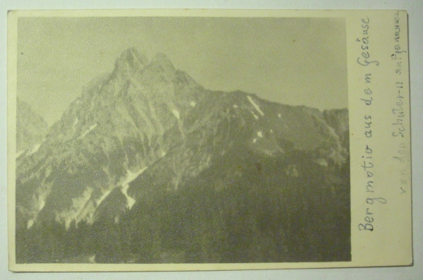 Ansichtskarte Bergmotiv Gesäuse (1944)
